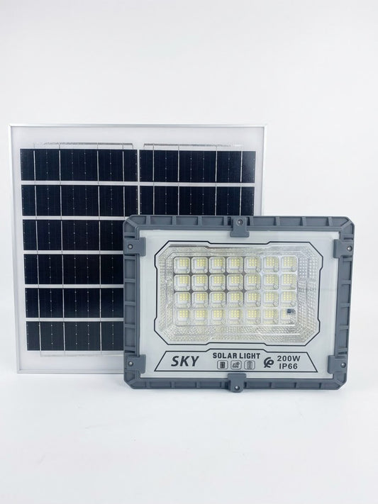 Projecteur Solaire LED200W – Éclairage Extérieur Puissant