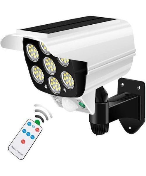 Lampe Solaire Murale 77 LED - Détecteur de Mouvement