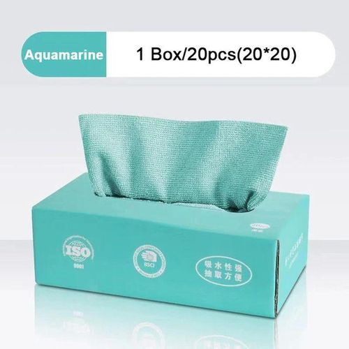 20 morceaux de chiffon en microfibre