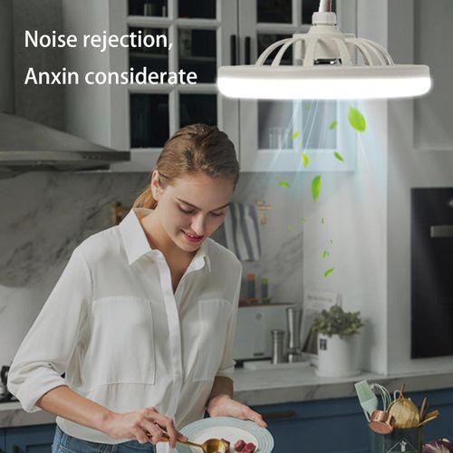 Lampe LED et ventilateur avec télécommande