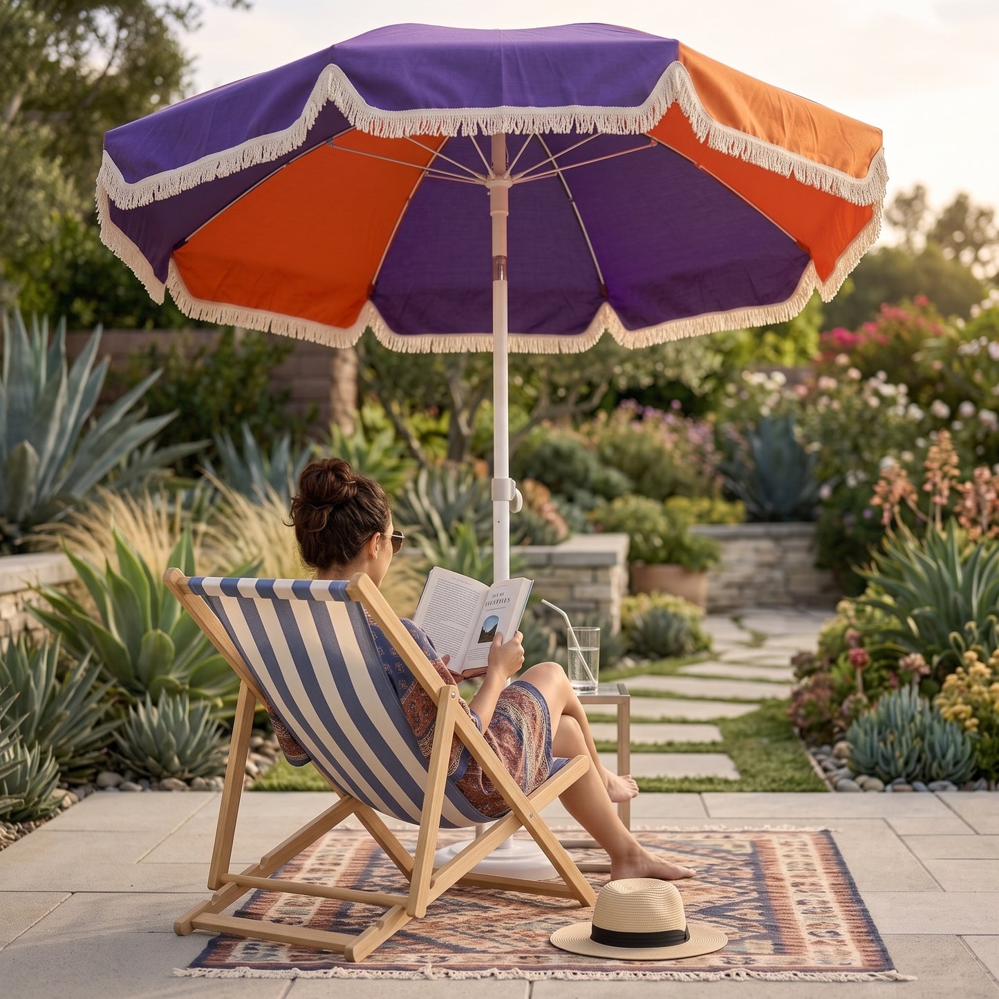 Parasol de Plage Inclinable – 2 m