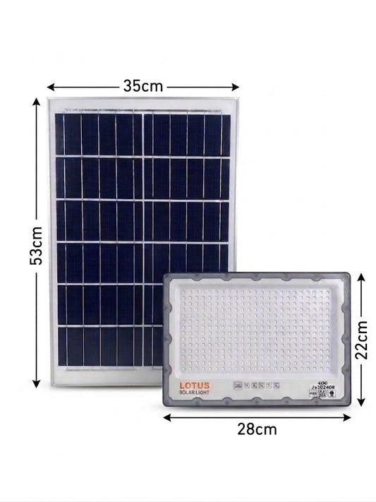 Projecteur LED Solaire Lotus 400W