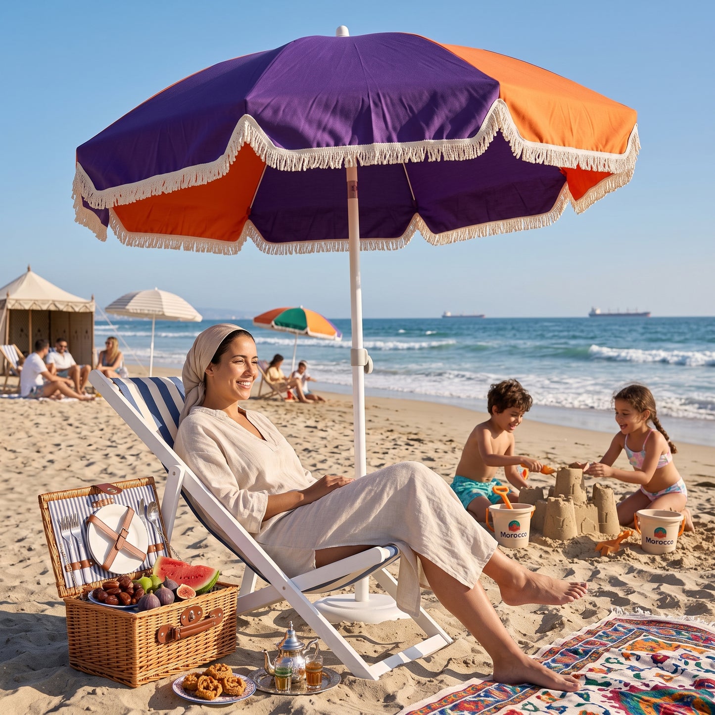 Parasol de Plage Inclinable – 2 m