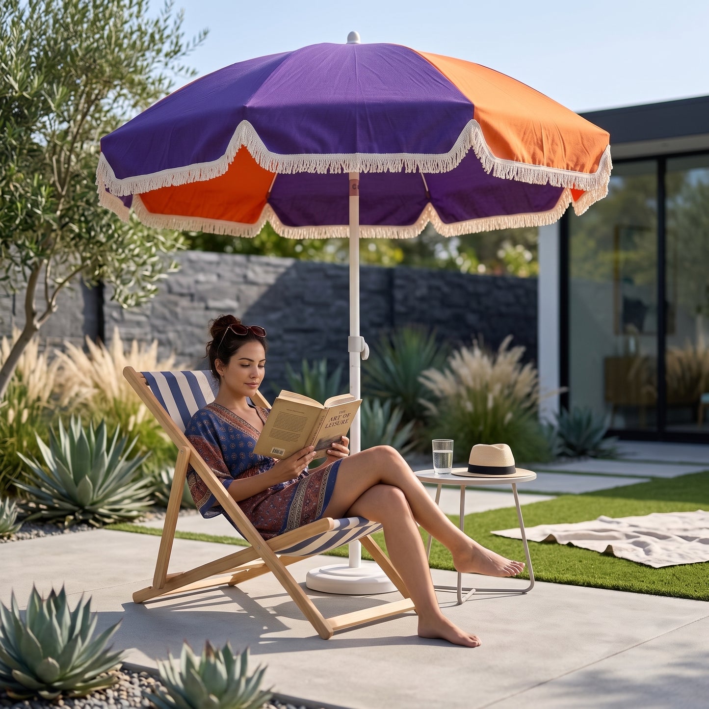 Parasol de Plage Inclinable – 2 m