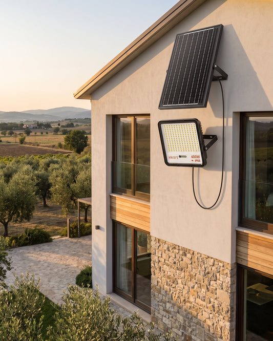 Projecteur Solaire LED400W – Éclairage Extérieur Puissant