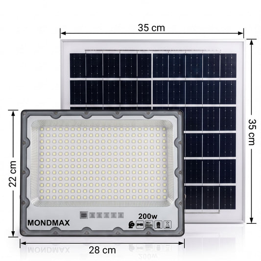 Projecteur Solaire MONDMAX 200W